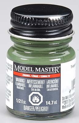 Testors Model Master Tricolor Green Nato Semi-Gloss 1/2 oz Hobby and Model Enamel Paint #2173