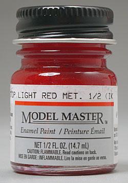 Testors Model Master Stoplight Red Metallic 1/2 oz Hobby and Model Enamel Paint #2724