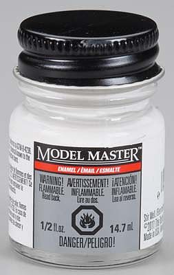 Testors Model Master White Flat 1/2 oz Hobby and Model Enamel Paint #2751
