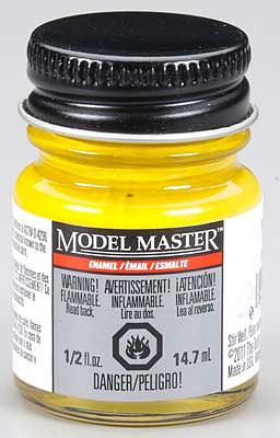 Testors Model Master Dark Yellow Gloss 1/2 oz Hobby and Model Enamel Paint #2754