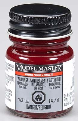 Testors Model Master Turn Signal Red Gloss 1/2 oz Hobby and Model Enamel Paint #2756