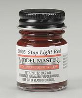 Model Master Stop Light Red 1/2 oz Hobby and Model Lacquer Paint #28005