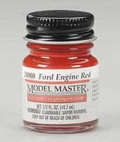 Model Master Ford Engine Red 1/2 oz Hobby and Model Lacquer Paint #28008