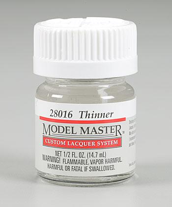 Testors Model Master Lacquer Thinner 1/2 oz Hobby and Model Lacquer Paint  #28016