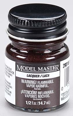 Testors Model Master Dark Brown Lacquer 1/2 oz Hobby and Model Lacquer Paint #28018