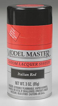 Testors Model Master Spray Italian Red 3 oz Hobby and Model Lacquer Paint #28109