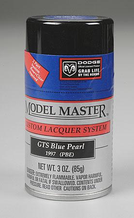 Testors Model Master Spray GTS Blue Pearl 3 oz Hobby and Model Lacquer Paint #28129