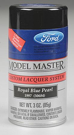 Testors Model Master Spray Royal Blue Pearl 3 oz Hobby and Model Lacquer Paint #28130