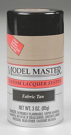 Testors (bulk of 3) Model Master Spray Fabric Tan 3 oz Hobby and Model Lacquer Paint #28136
