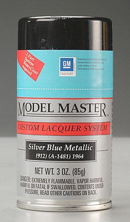 Testors SILVER BLUE METALLIC Spray 3@6