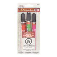 Testors CreateFX Fluorescent Enamel Marker Set Hobby Craft Paint Marker #287991 Testors CreateFX Fluorescent Enamel Marker Set Hobby Craft Paint Marker #287991