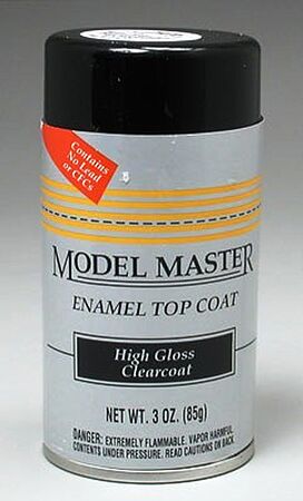 Testors Model Master Spray Clear Top Coat 3 oz Hobby and Model Enamel Paint #2936 Testors Model Master Spray Clear Top Coat 3 oz Hobby and Model Enamel Paint #2936
