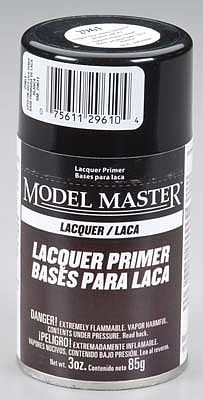 Testors Model Master Spray Super Fine White Lacquer Primer Hobby and Model Lacquer Paint #2961