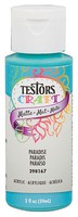 Testors Acrylic Craft Paint Matte Paradise 2oz Bottle #297434