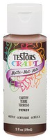 Testors Acrylic Craft Paint Matte Earthy 2oz Bottle #297439
