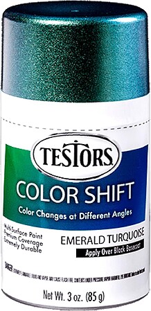 Testors Emerald Turquoise Color Shift 3 oz. Spray Hobby and Model Enamel Paint #340908