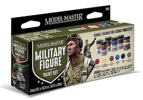 Testors Model Master 6 Color Paint Set, Military Figure Testors Model Master 6 Color Paint Set, Military Figure