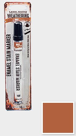 Testors Weathered Rust Enamel Stain Marker Hobby and Craft Marker #342893
