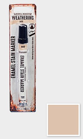 Testors Weathered Mud Enamel Stain Marker Hobby and Craft Marker #342894
