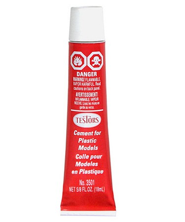 Testors Plastic Cement - 5/8 oz tube