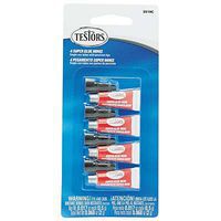 Testors Single Use Super Glue Set (4) Plastic Model Cement #3519c Testors Single Use Super Glue Set (4) Plastic Model Cement #3519c