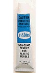 Testors Non-Toxic Cement Tube 5/8 oz Plastic Model Cement #3521