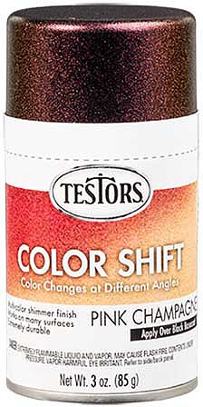 Testors Pink Chmpgne Colorshift Spray 3oz Can Hobby and Model Paint #352457