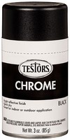 Testors Craft Chrome Spray Black 3oz Hobby and Model Paint #352658