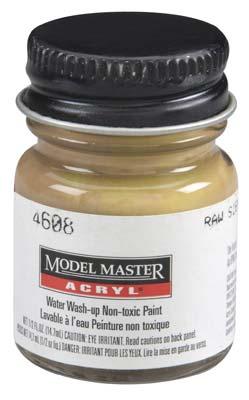 Testors Model Master Raw Sienna FG02008 1/2 oz Hobby and Model Acrylic Paint #4608