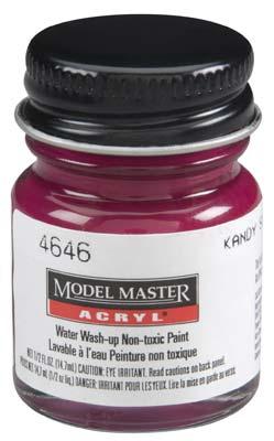 Testors Model Master Kandy Scarlet GP00350 1/2 oz Hobby and Model Acrylic Paint #4646