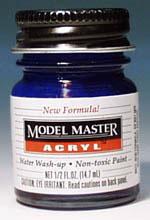 Testors Model Master Clear Blue GP00456 1/2 oz Hobby and Model Acrylic Paint #4658