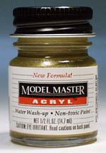 Testors Model Master Brass GP00639 1/2 oz Hobby and Model Acrylic Paint #4672