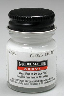 Gloss Black Testors Acrylic Plastic Model Paint