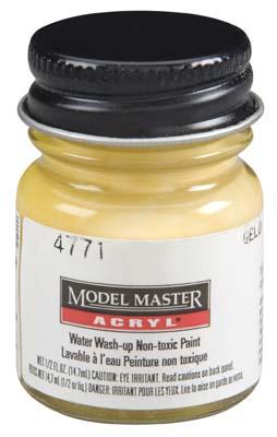 Testors Model Master Gelb RLM 04 LW00004 1/2 oz Hobby and Model Acrylic Paint #4771