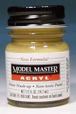 Testors Model Master British Gulf Lt Stone AR00201 1/2 oz Hobby and Model Acrylic Paint #4813