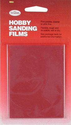 Details about   Testors Hobby Sanding Films Wet or Dry Sand 5 grades 5 sheets NOS #8802