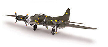 Testors B-17 Flying Fortress Snap Tite Plastic Model Aircraft Kit 1/100 Scale #890003