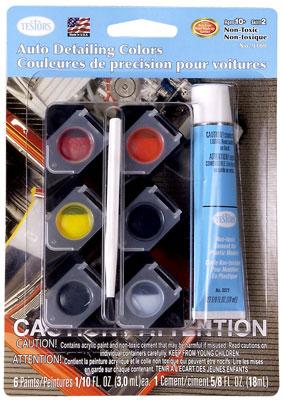 Testors Auto Detail 8 Color Paint Set