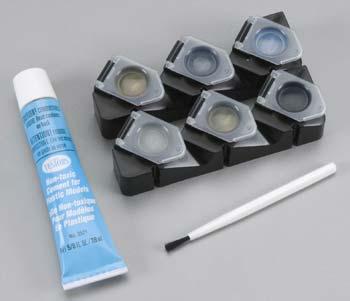 Testors Enamel Finishing Set Carousel - Hobby and Model Paint Set