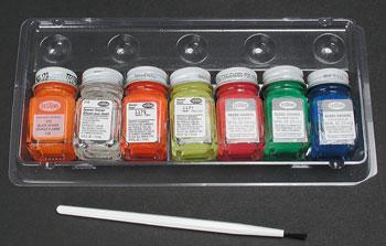 Testors Fluorescent Paint Kit Hobby and Model Paint Set #9132