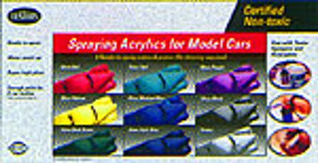 Testors Model Car Spray Acrylics Hobby and Model Paint Set #9135