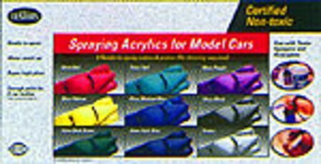 Testors Model Car Spraying Acylics Paint Set