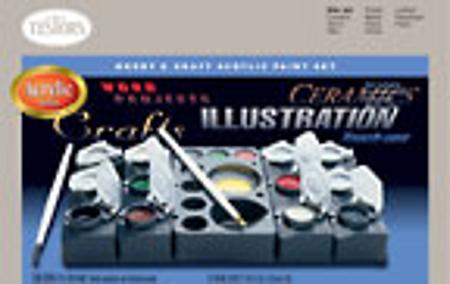 Acrylic Finishing Kit Carousel -- Hobby and Model Paint Set