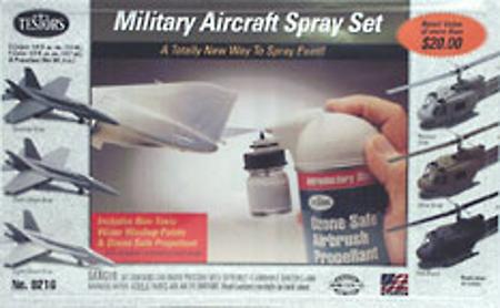 Testors Military Aircraft Spray Set Hobby and Model Paint Set #9216