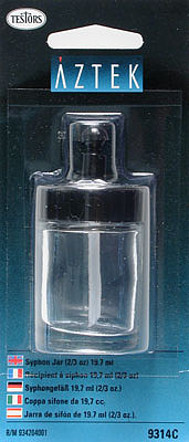 Testors Aztek .33mm Siphon Cap & Bottle