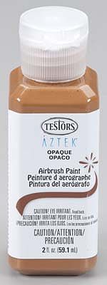 Testors Aztek Airbrushable Opaque Brown Acrylic 2 oz Hobby and Model Acrylic Paint #9445