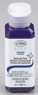 Testors Aztek Airbrushable Opaque Purple Acrylic 2 oz Hobby and Model Acrylic Paint #9448