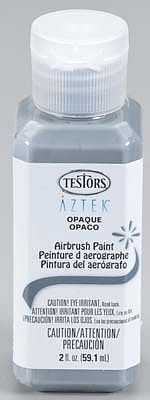 Testors Aztek Airbrushable Opaque Dark Gray Acrylic 2 oz Hobby and Model Acrylic Paint #9452