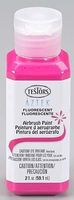 Aztek Airbrushable Fluorescent Hot Magenta Acry 2 oz Hobby and Model Acrylic Paint #9461