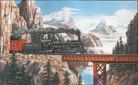 Train-Enthusiast Summit Pass Puzzle 550 pc